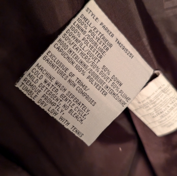 LONDON FOG Tower XL Chocolate Brown Down PUFFER Jacket XL - Picture 4 of 13